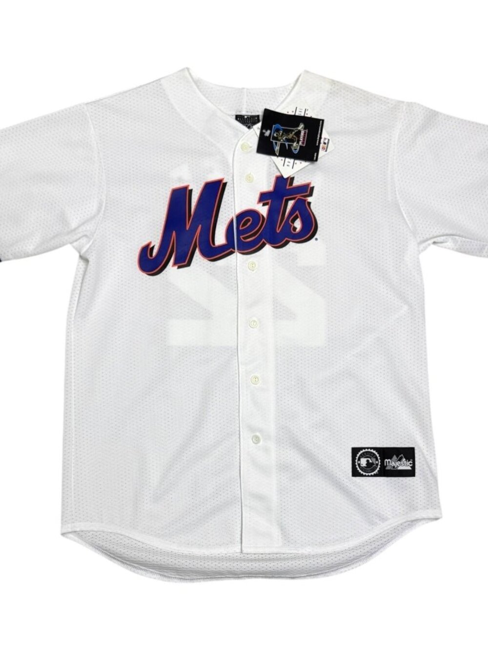 NWT - NEW YORK METS Al Leiter Deadstock Majestic MLB Baseball Jersey Mens Large